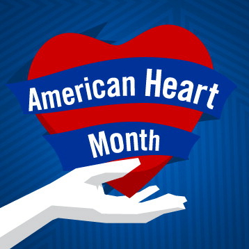 Feburary is American Heart Month Logo