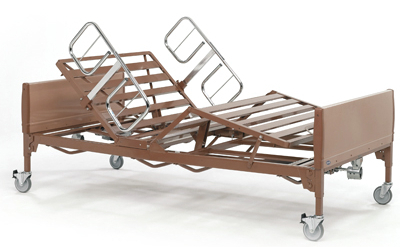 Photo of a hospital bed