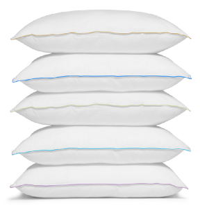Photo of a stack of pillows
