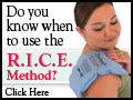 Do you know when to use the RICE Method?